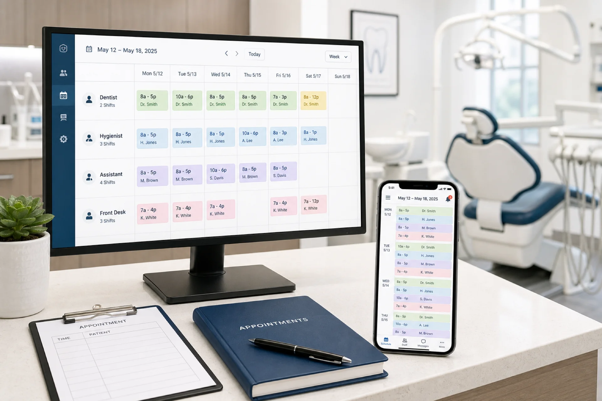 Cover image for Best employee scheduling software for dental practices (2026 guide)