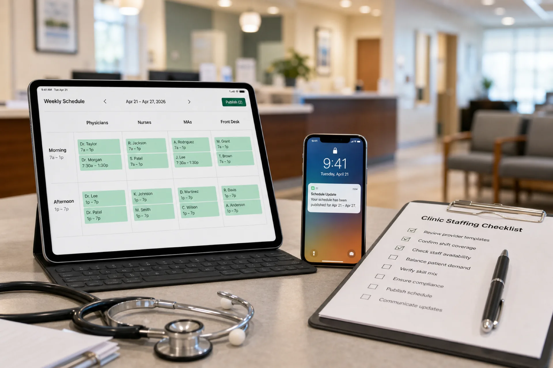 Cover image for Clinic Staff Scheduling: Best Practices for Medical Clinics (2026)