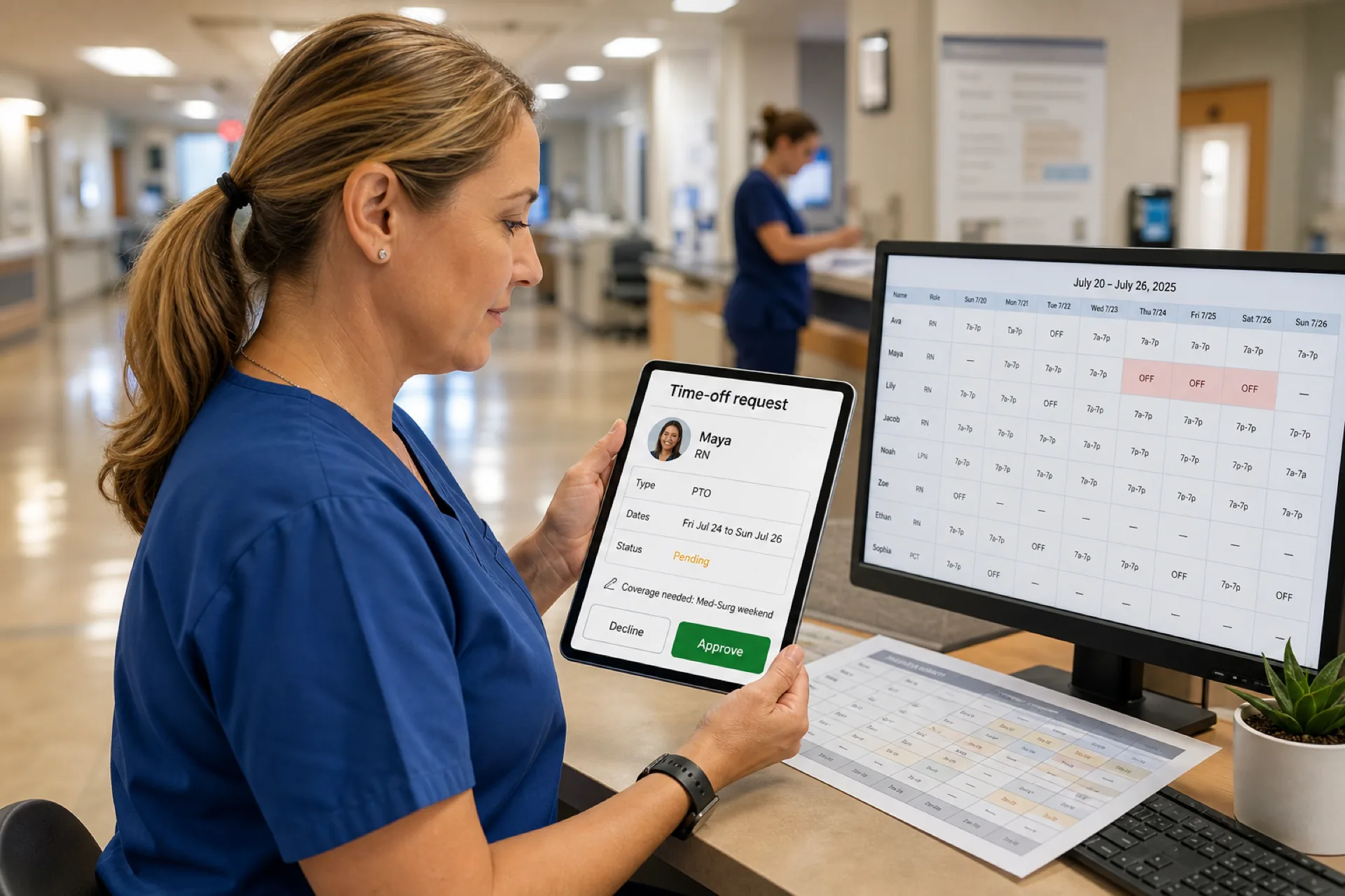 Cover image for Healthcare staff scheduling software with time-off management: features, benefits, and how to choose