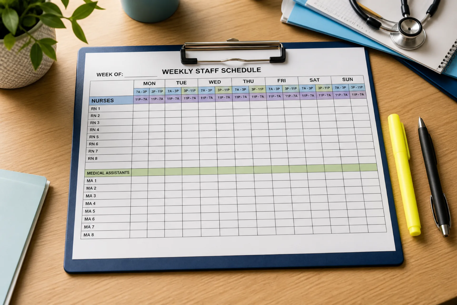 Cover image for Healthcare Staff Scheduling Templates: Free Templates for Hospitals, Clinics, and Care Teams (2026)