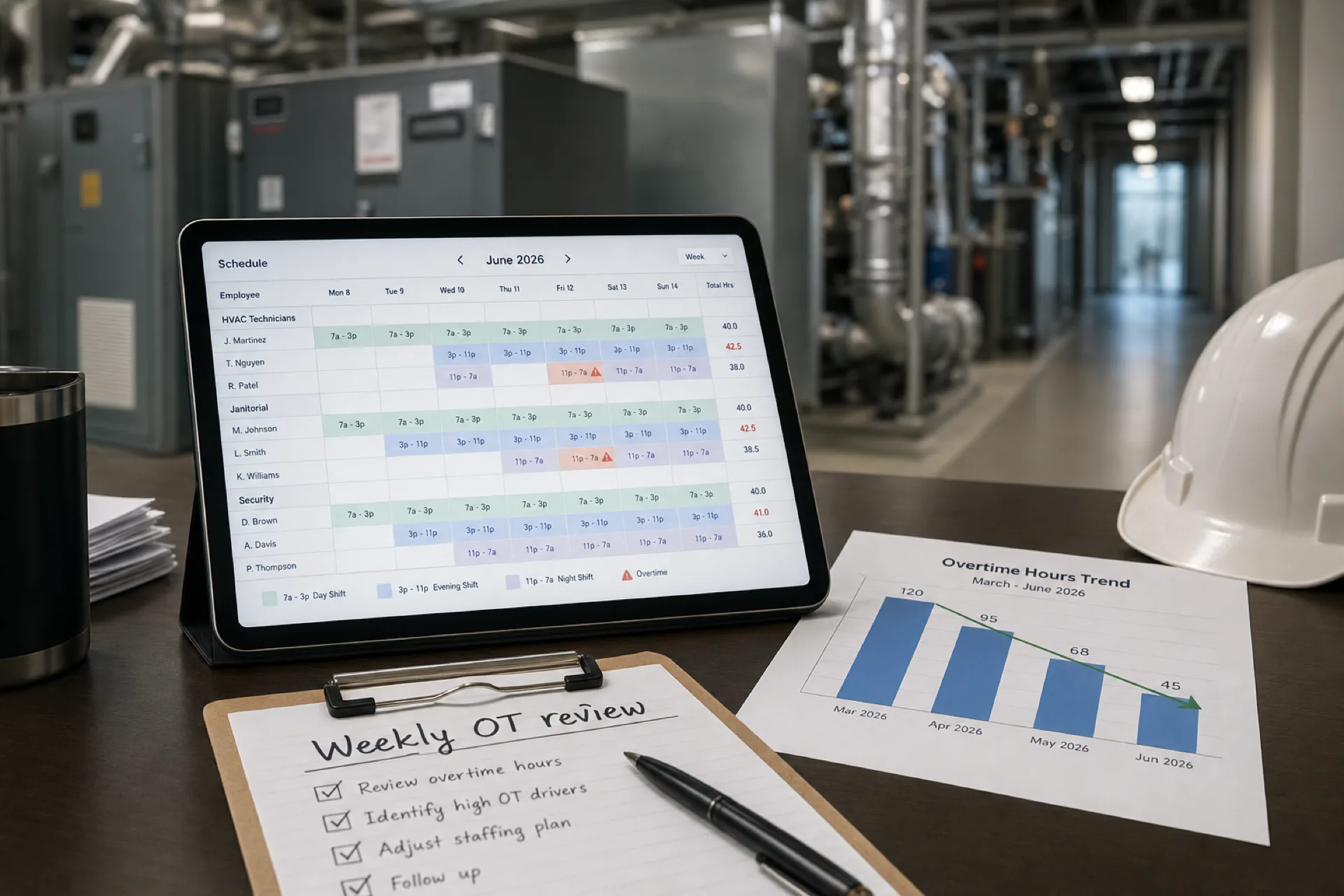 Cover image for How facility management companies can reduce overtime with better employee scheduling (2026)