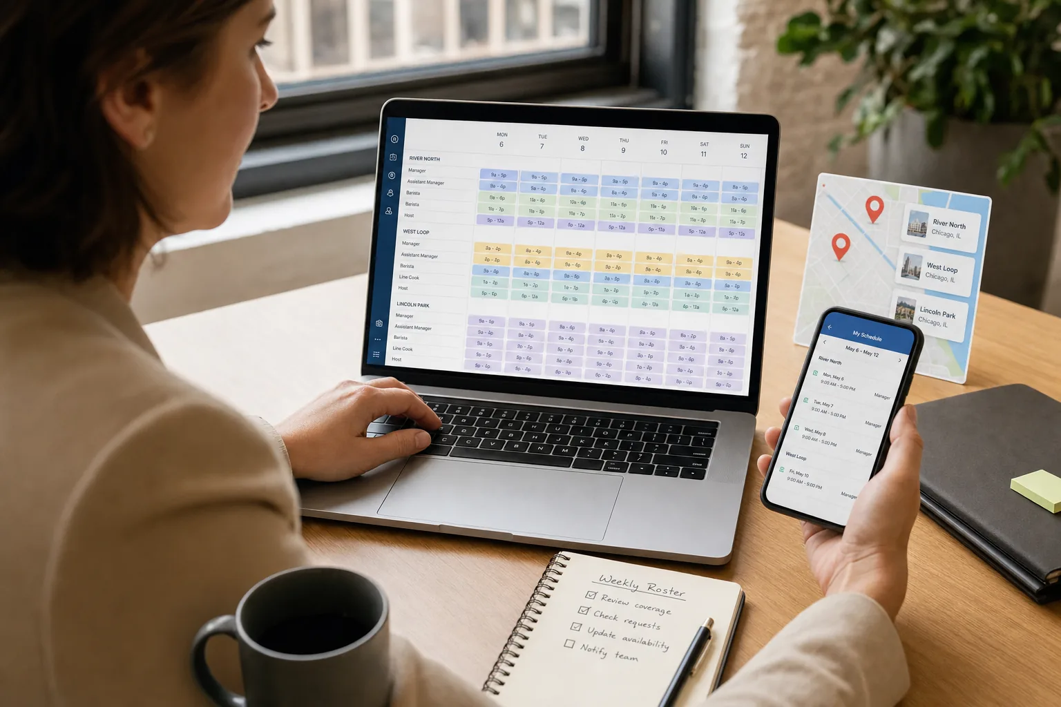 Cover image for Multi-location employee scheduling software for USA teams that outgrew one-site tools